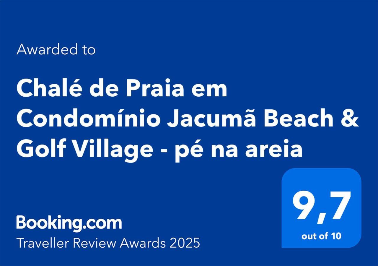Chale De Praia Em Condominio Jacuma Beach & Golf Village - Pe Na Areia Exterior photo
